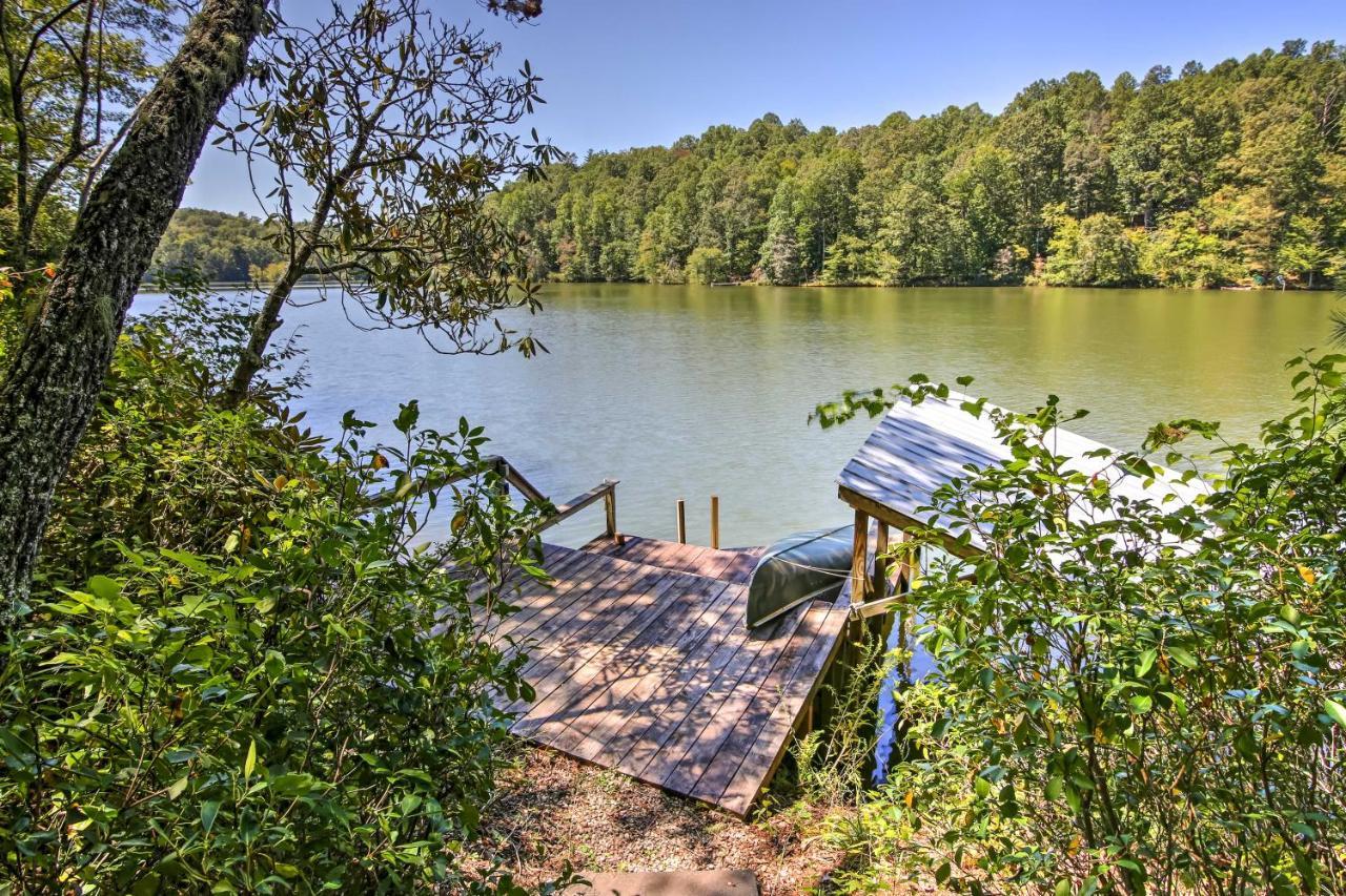 Lakefront Mountain Rest Cottage With Gas Fireplace! Walhalla Exteriör bild